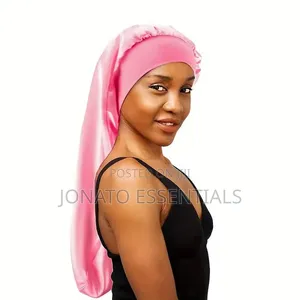 Long Satin Bonnet for Braids and Locs - Premium Hair Care Cap