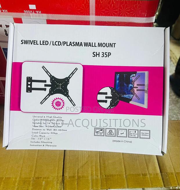 Sh-35p Swivel Wall Mount Bracket 14' to 55"