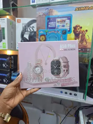 A58 Plus Smart Watch With Jewelry Accessories Gift Set