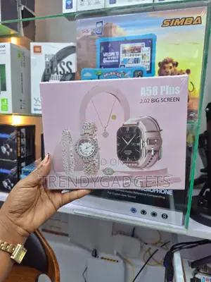 A58 Plus 2.02 Inch Smartwatch With Necklace and Bracelet