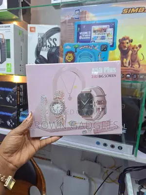 A58 Plus 2.02 Inch Smartwatch With Necklace and Bracelet