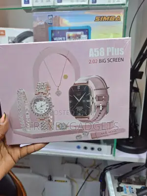 A58 Plus Bluetooth Smartwatch Gift Box for Women