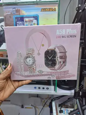 A58 Plus Bluetooth Smartwatch Gift Box for Women