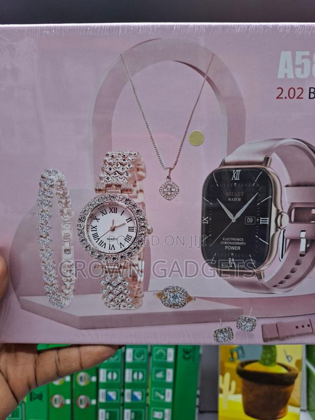 A58 Plus Bluetooth Smart Watch With Luxury Gift Box - thumbnail 2