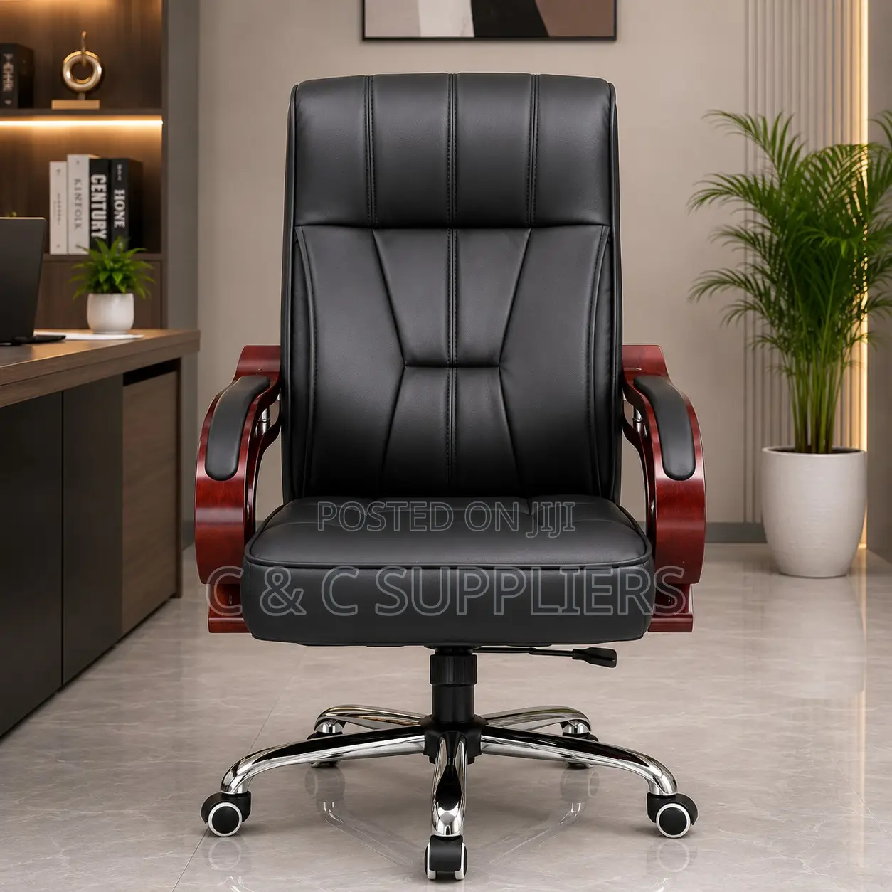 High Back Leather Bliss Task Chair