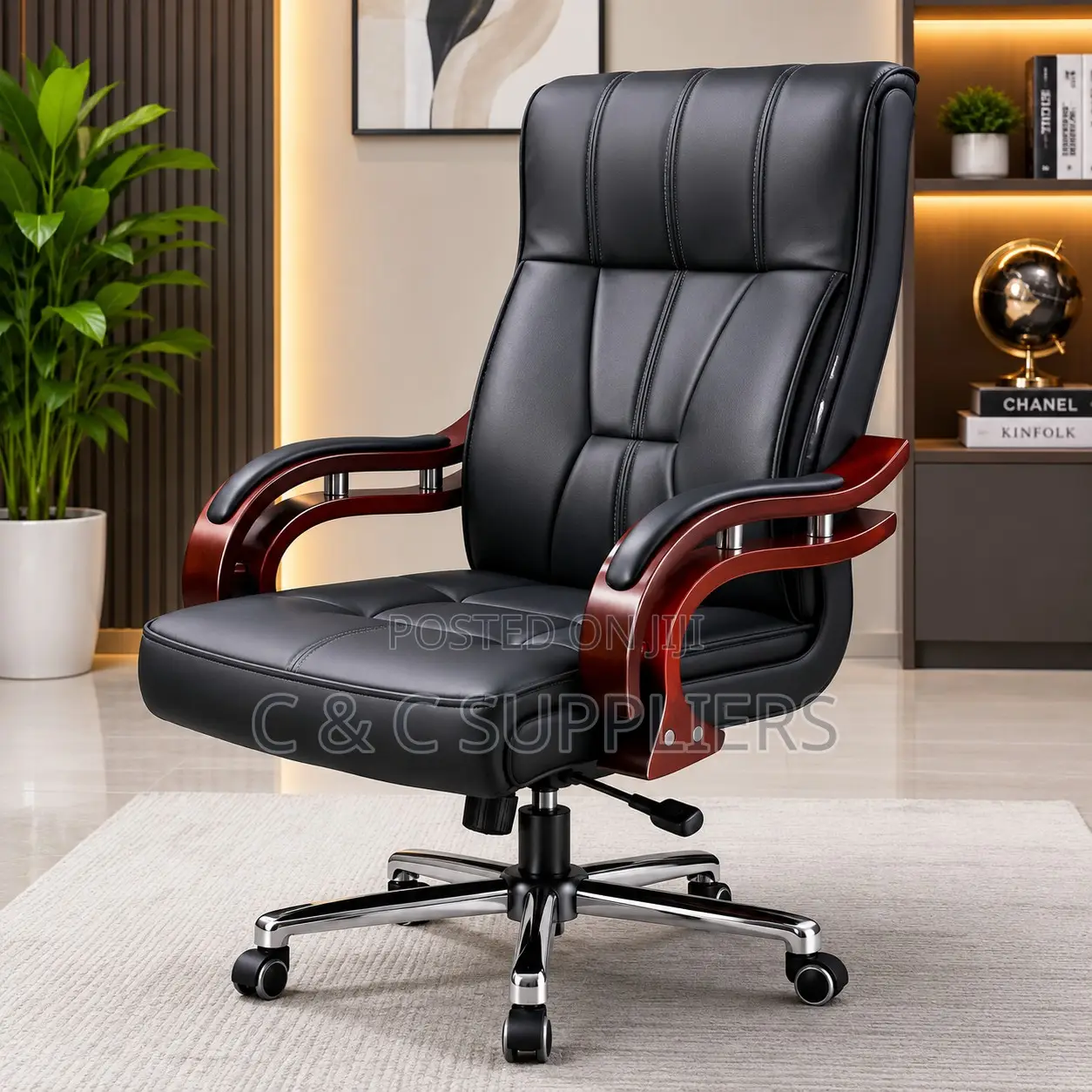 High Back Leather Bliss Task Chair