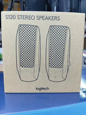 Logitech S120 2.0 Stereo Speakers Designed for Computer Audio Setup.