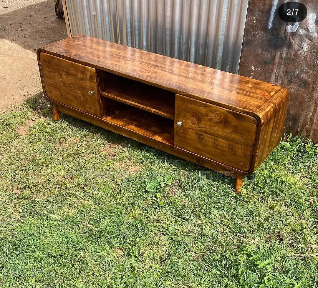 Tv Stand 6ft, Wooden Design