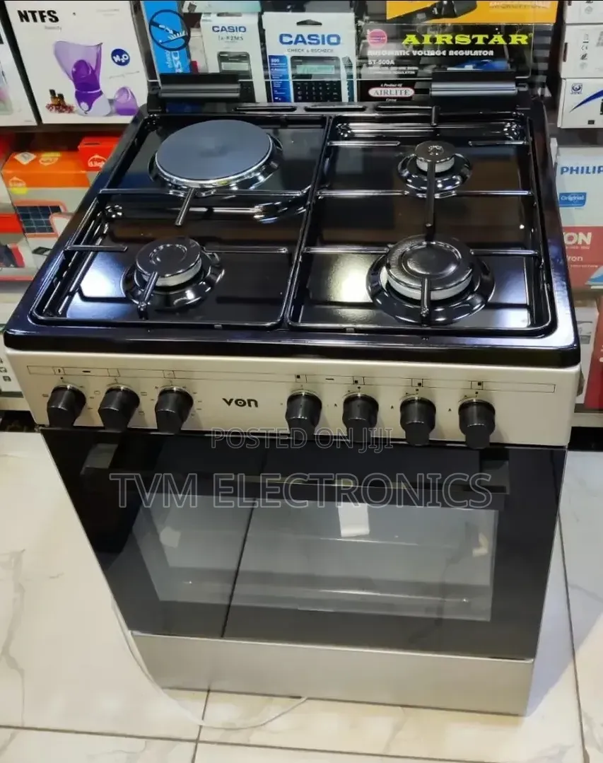 Von Vcf653131nsy 60x55cm 3 Gas+1 Electric Gas Cooker Electric Oven