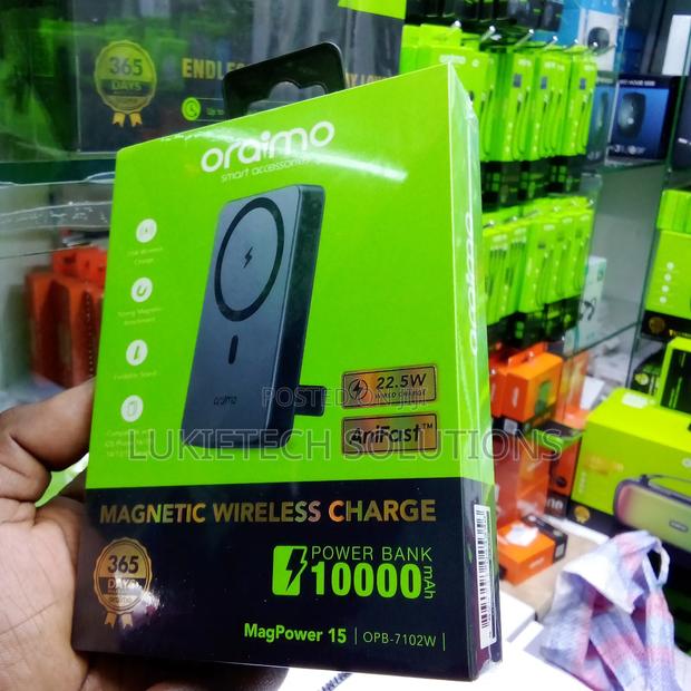 Oraimo Wireless Powerbank 10000mah 22.5 Watts Magpower 15 - thumbnail 2