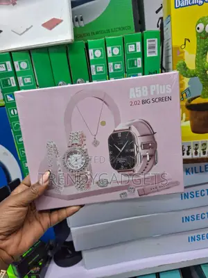 A58 Plus Women's Smartwatch 8 Piece Gift Collection