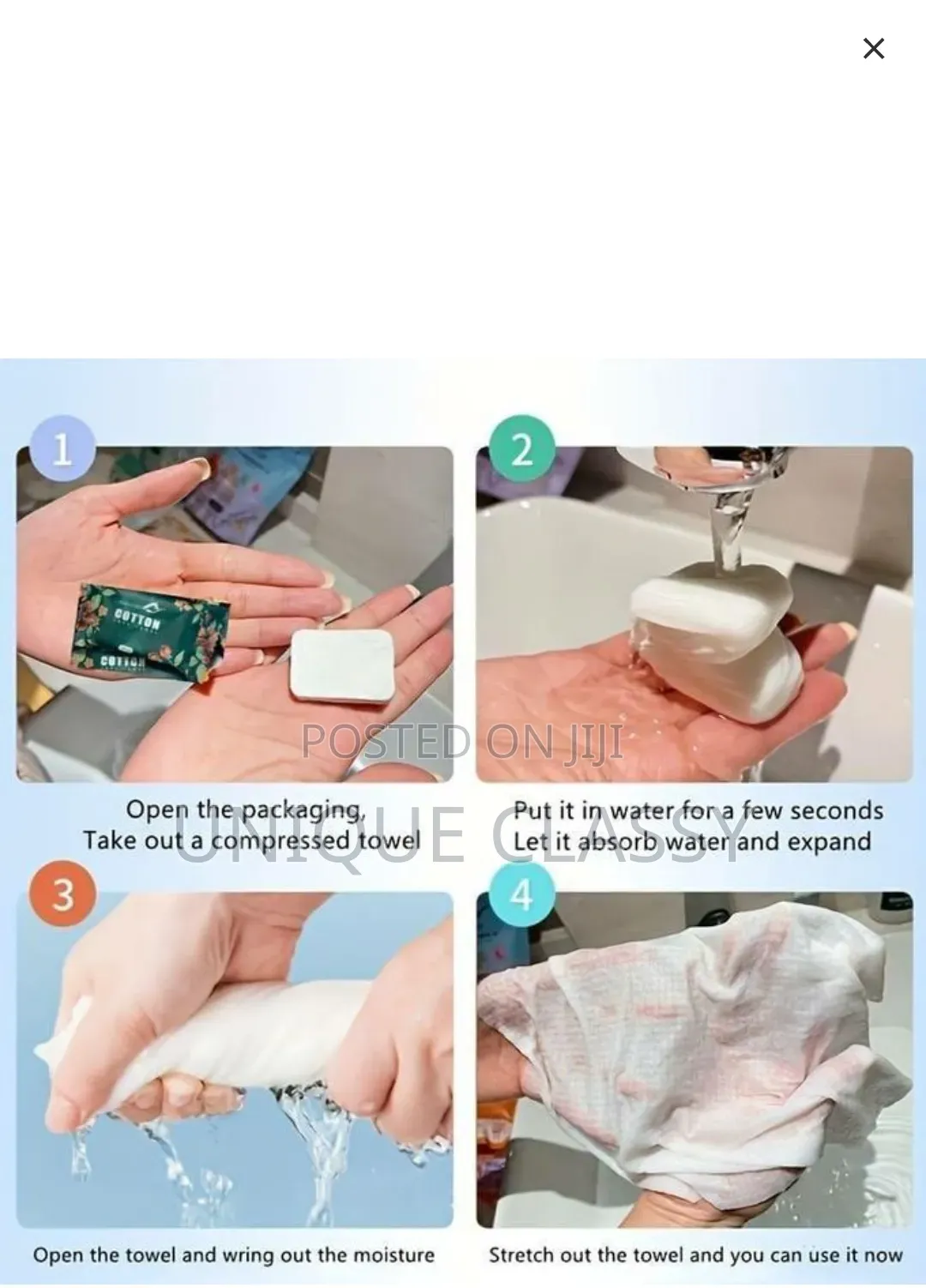 22pcs Travel Compressed Towels
