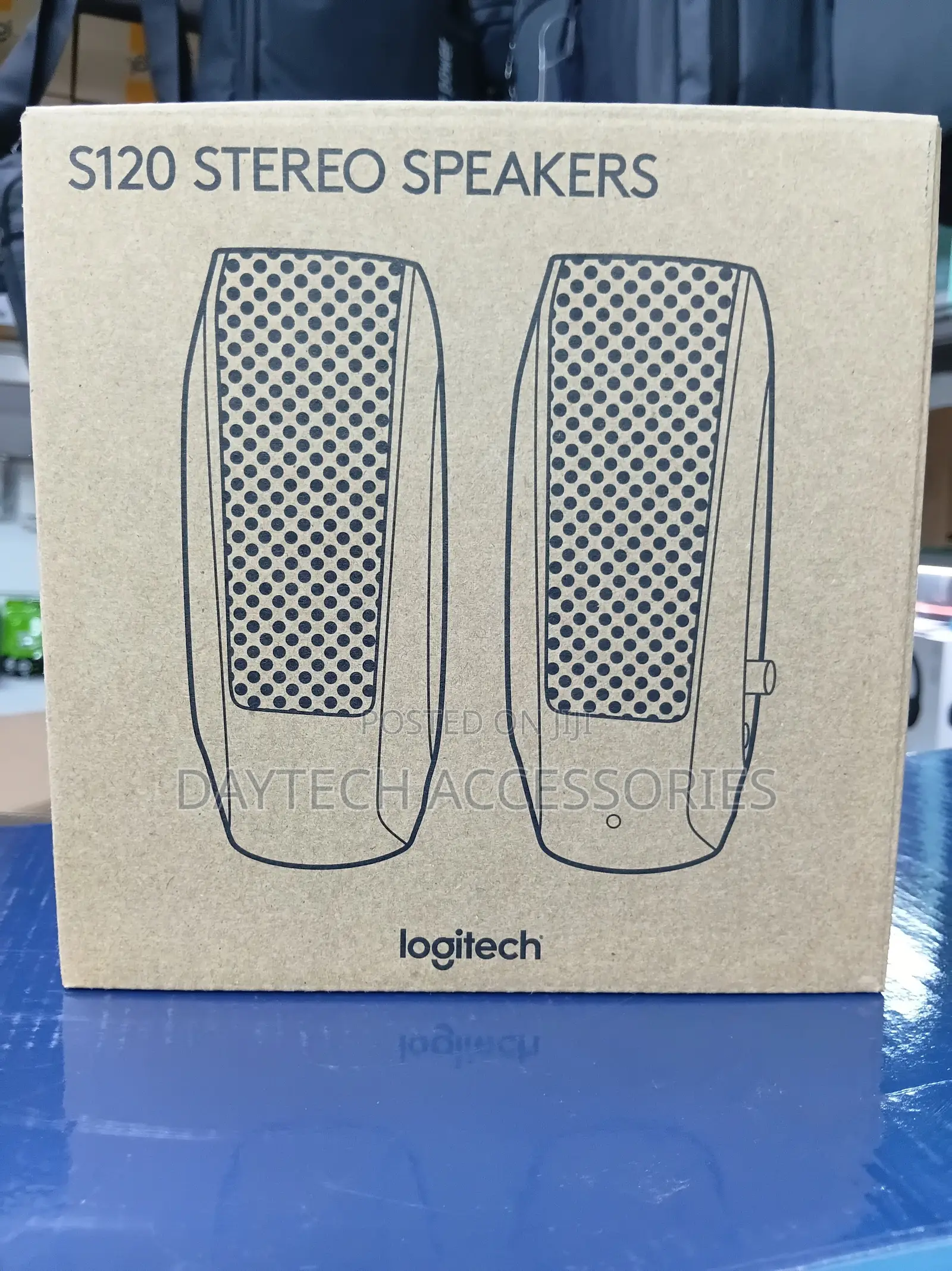 Logitech S120 2.0 Stereo Speakers, Black