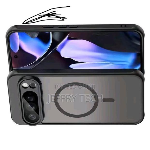 Matte Transparent Case for Google Pixel 9pro Xl 5g Magnetic Wireless C - thumbnail 2