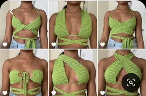 Strap Tops Backless and Halter