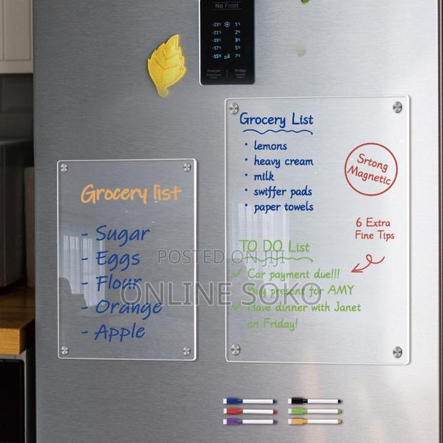 Magnetic Daily Weekly and Monthly Fridge Planner Set With Markers - thumbnail 2