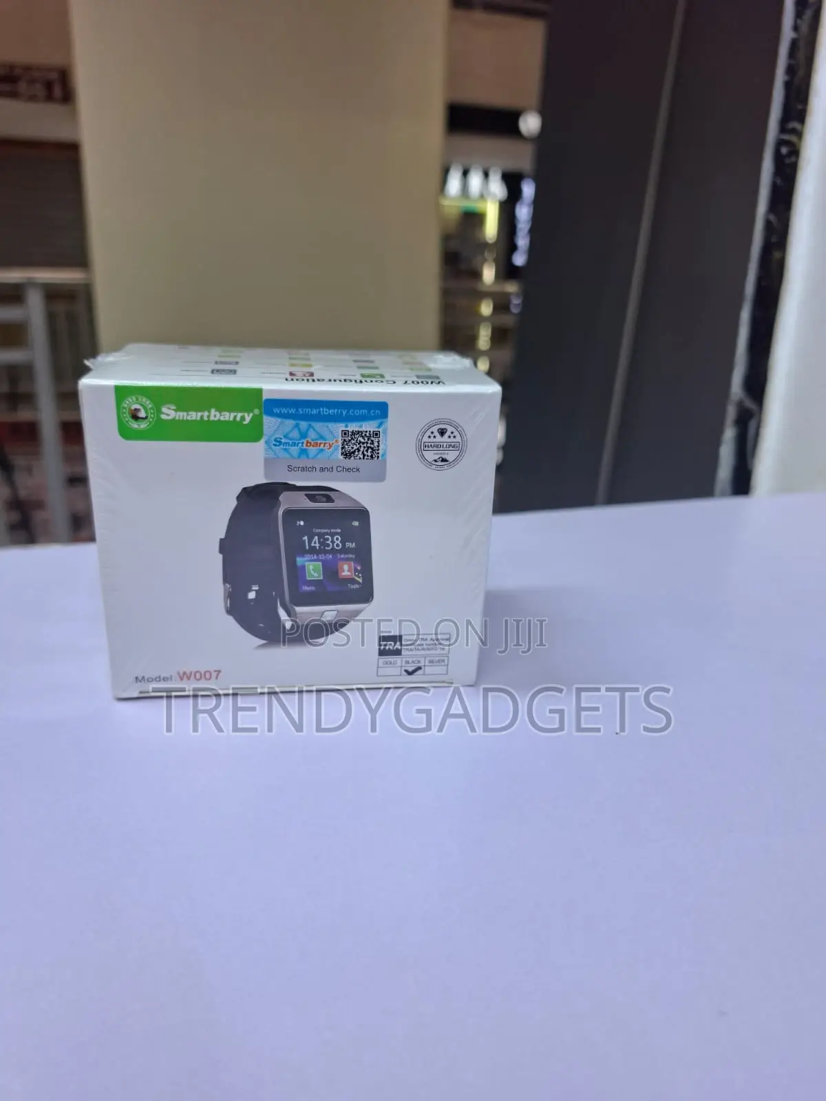 Smartberry W007 Smartwatch With Camera and Step Counter