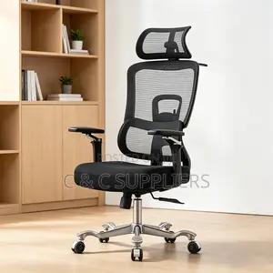 Ergonomic High Back Swivel Seat.