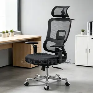 Ergonomic High Back Swivel Seat.