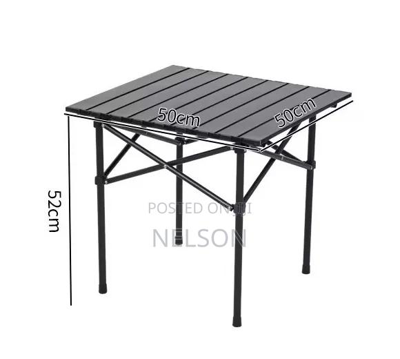 Folder Metallic Picnic Camping Table - thumbnail 2