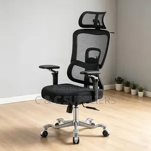 Ergonomic High Back Swivel Seat.