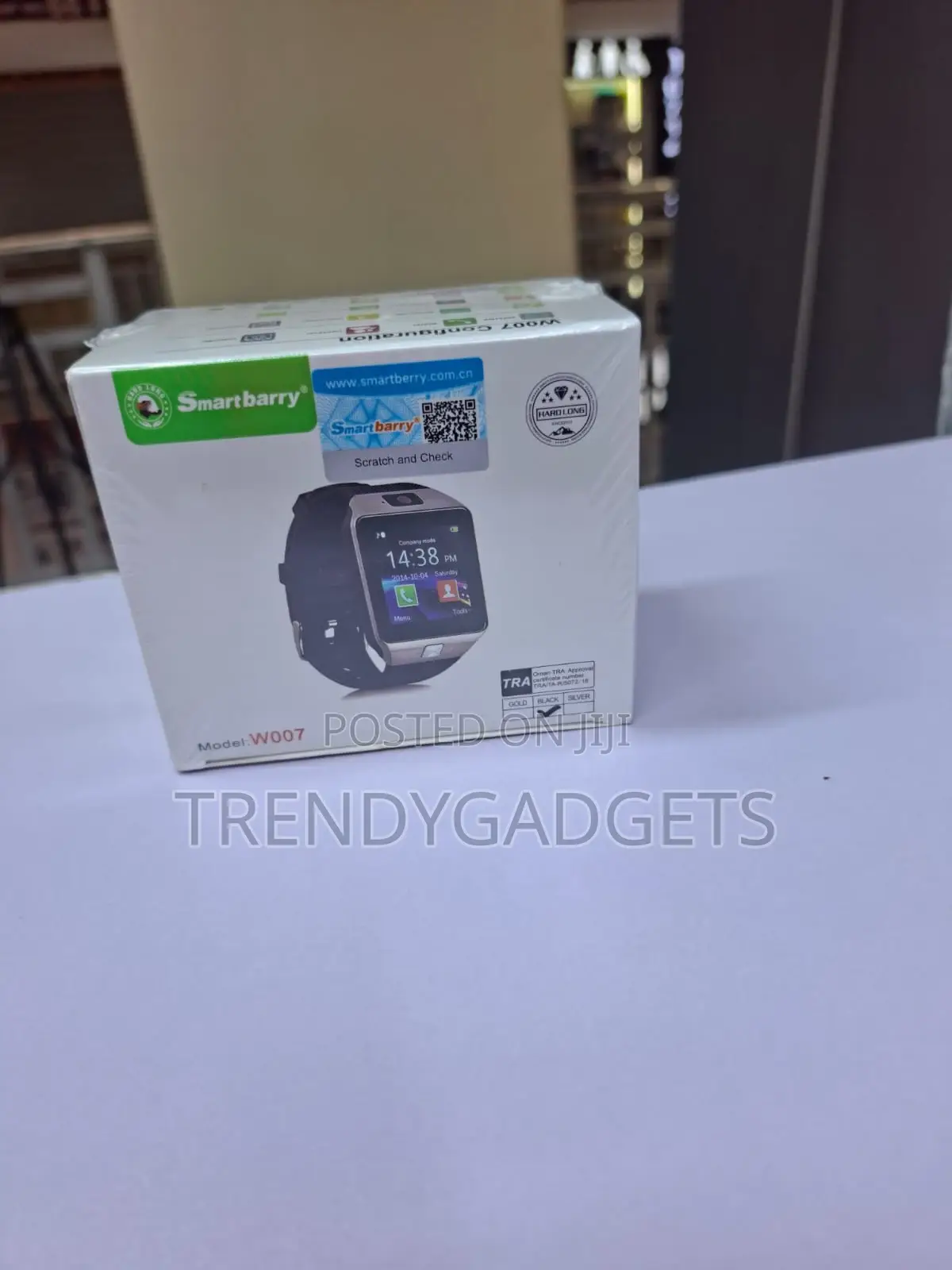 Smartberry W007 Smartwatch With Camera Sim Card and Bluetooth