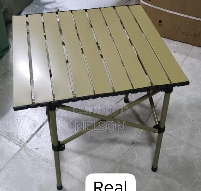 Folder Metallic Picnic Camping Table