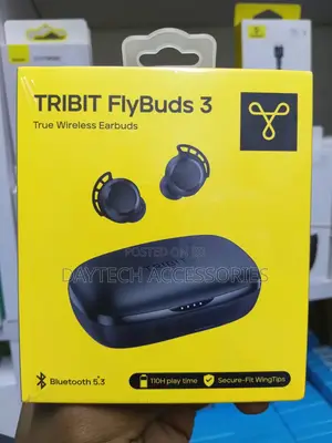 Tribit Flybuds 3 Wireless Sports Earphones Hi-Fi Sound Mini in-Ear.