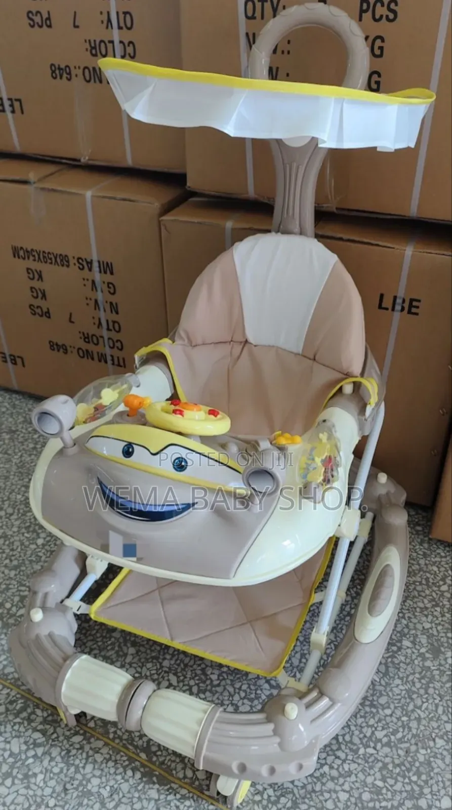 3-in-1 Baby Walker and Rocker