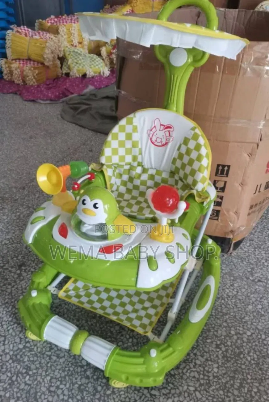 3-in-1 Baby Walker and Rocker
