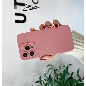 Silicone Shock Proof Back Case Cover for iPhone 16 Pro Soft Back Case