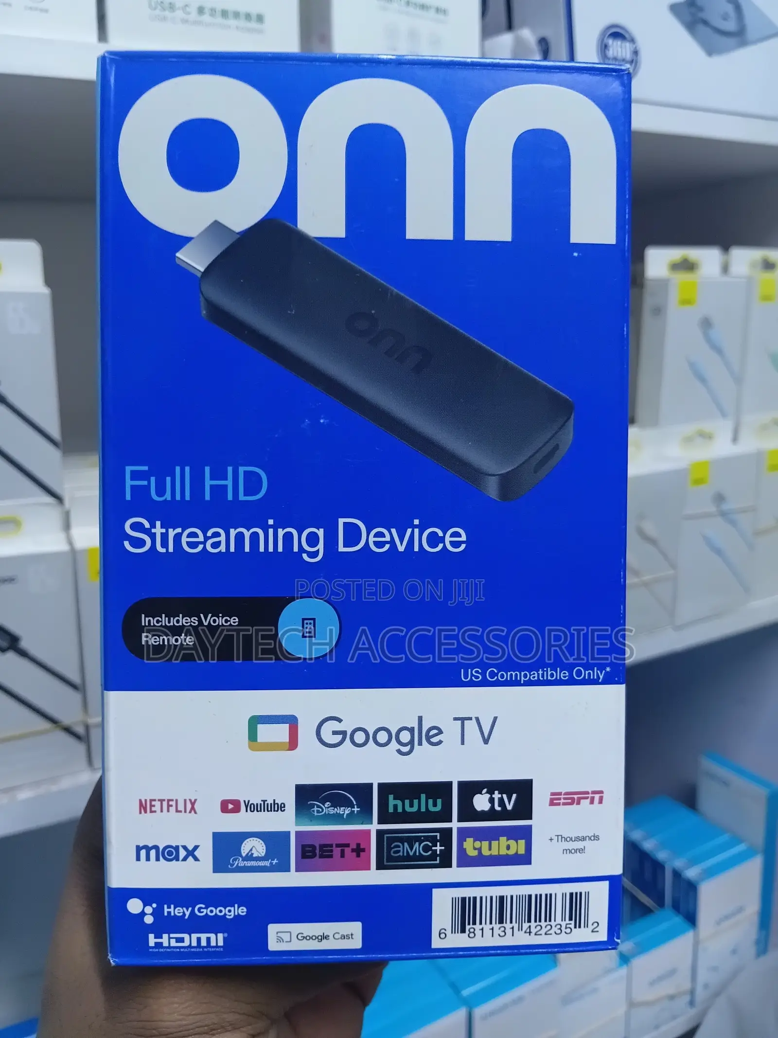 This Is Onn Full Hd Streaming Device With Google Tv Operating System.
