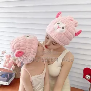 Microfiber Hair Drying Towel Wrap Cap for Women Kids