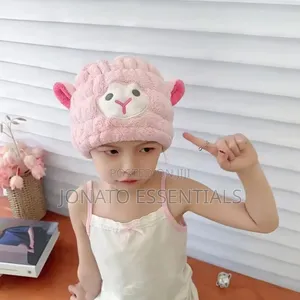 Microfiber Hair Drying Towel Wrap Cap for Women Kids