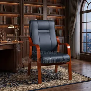 Office Chairs; Concorde Visitors Chair With Mahogany Armrest