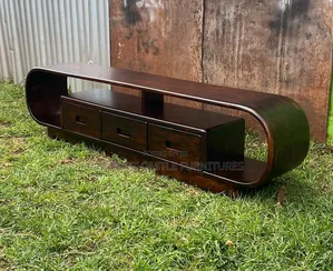 Tv Stand 6ft, Curved Merriam Design