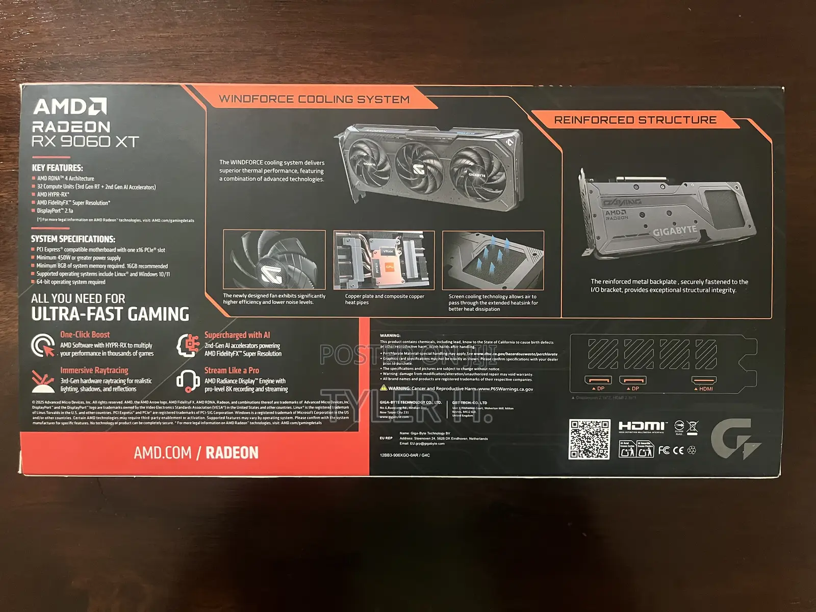 Gigabyte Radeon Rx 9060 Xt Gaming Oc 16g Graphics Card