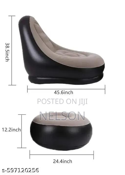 Inflatable Sofa Seat With Foot Stool - thumbnail 3