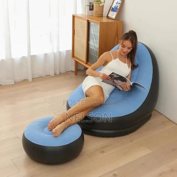 Inflatable Sofa Seat With Foot Stool - thumbnail 5
