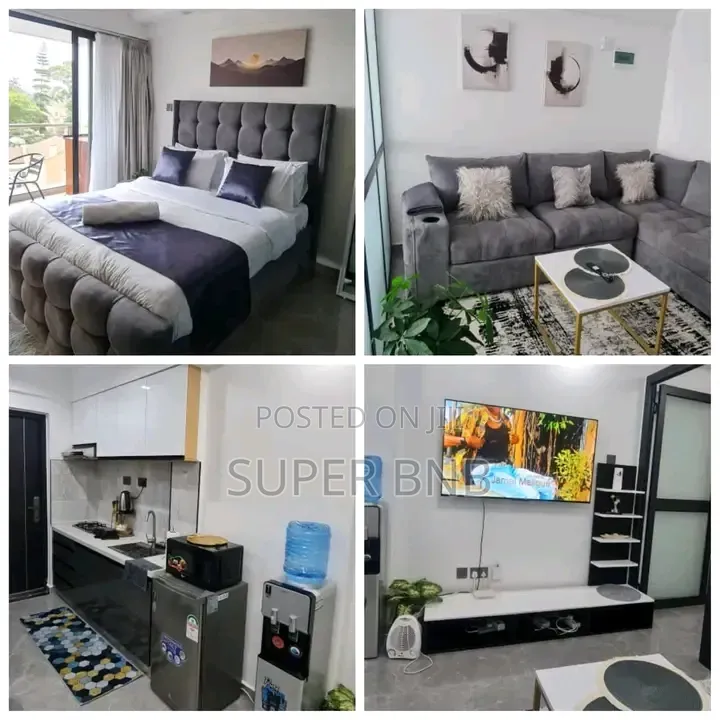 Furnished 1-Bedroom Airbnb Apartment Available in Kileleshwa