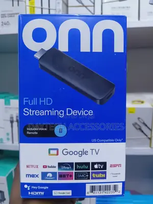 Onn Google Tv Stick FHD Streaming – Black