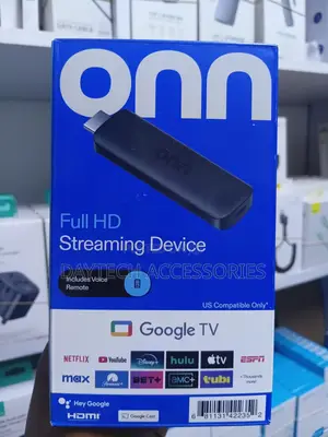 Onn Google Tv Stick FHD Streaming – Black