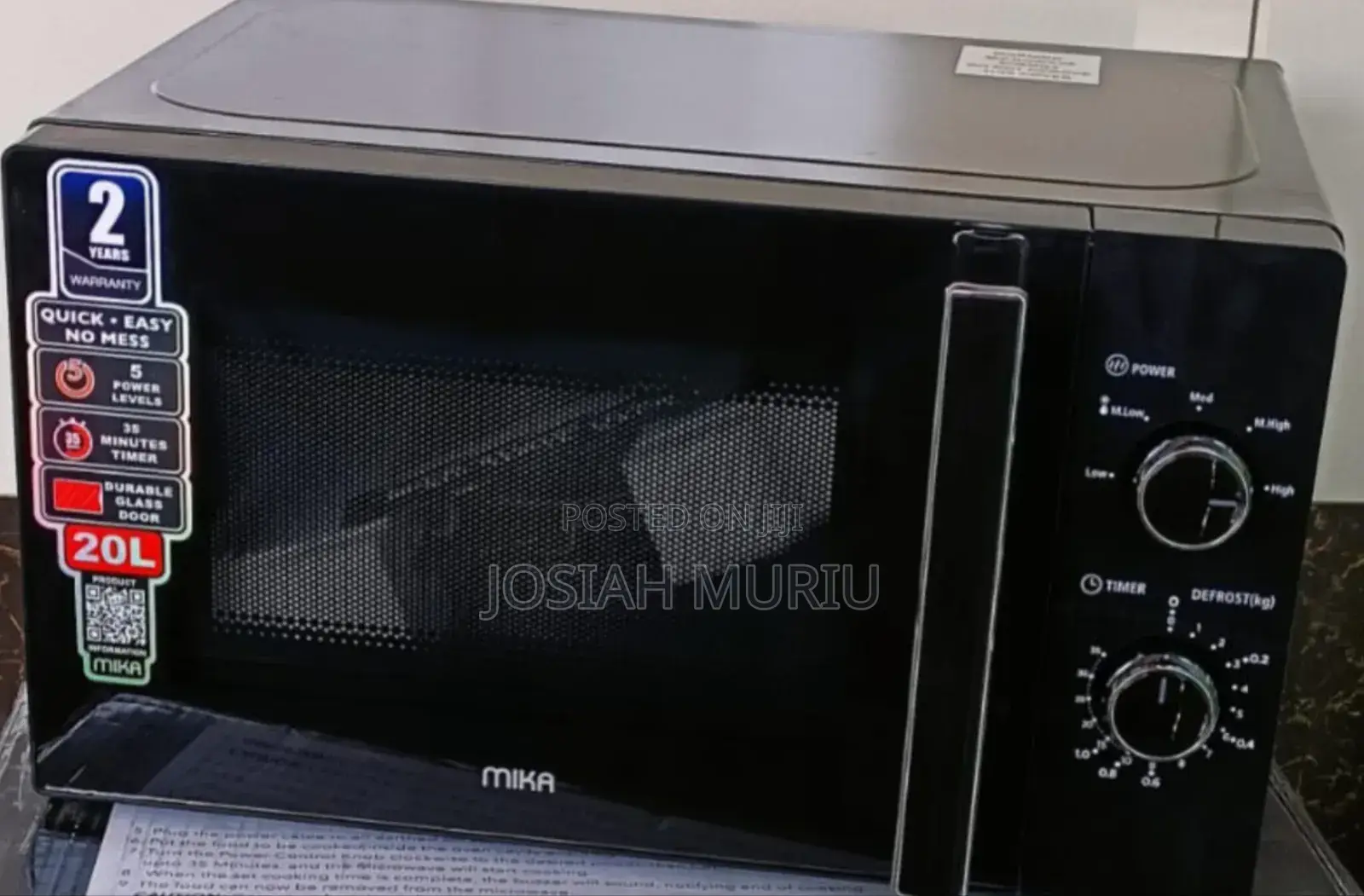 Mika Manual Microwave 20l