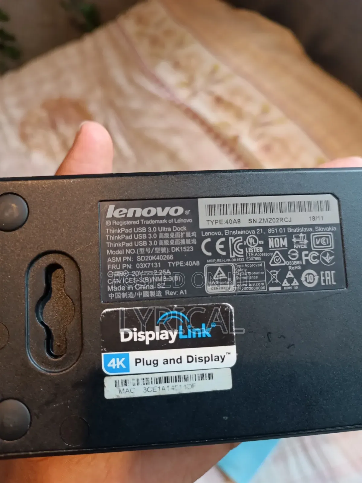 Lenovo Thinkpad Ultra Dock