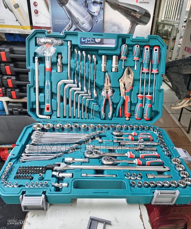 Total Combination Toolset With Wrench Sets,Bits,And Spanners - main view