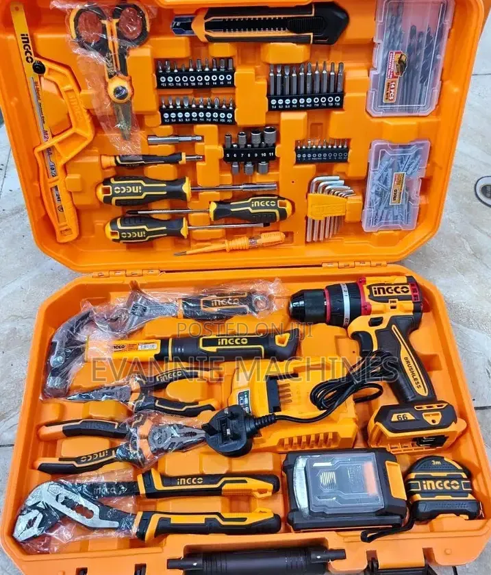 Ingco Brushless Cordless Drill 66nm
