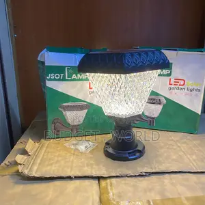 Solar Post Cap Light With Rgb, Warm White Cool White Leds
