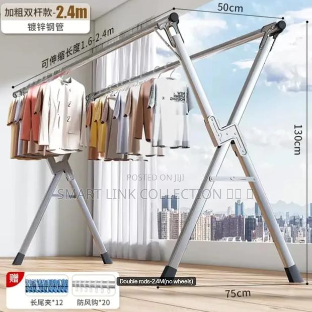 Ysuefijo Stainless Steel Clothes Drying Rack - main view