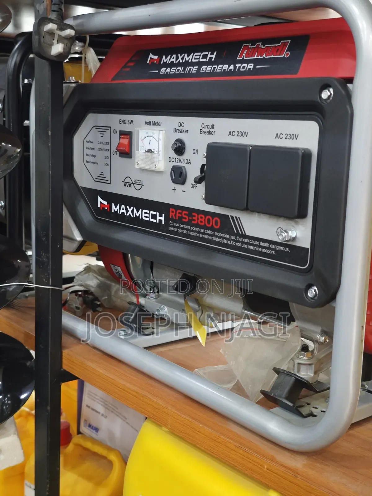 Maxmech Gasoline Generator (Model RFS-3800)