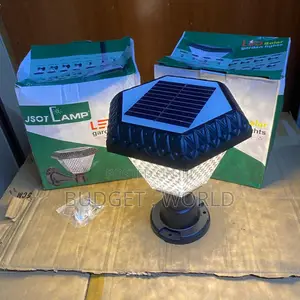 Solar Powered Decorative Gate Lamp – Multi-Function Led Light